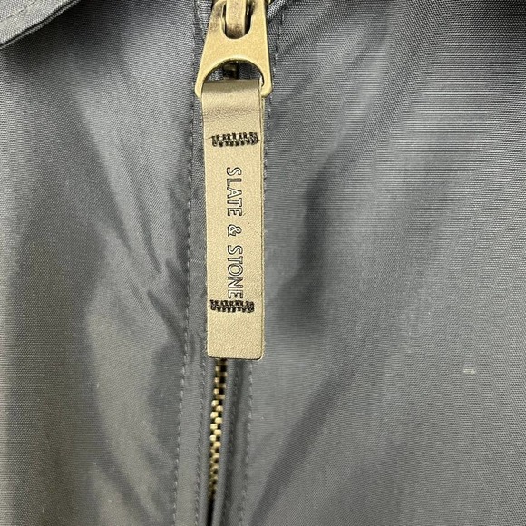 Slate & Stone Navy Bomber Jacket Size XL - Picture 11 of 14